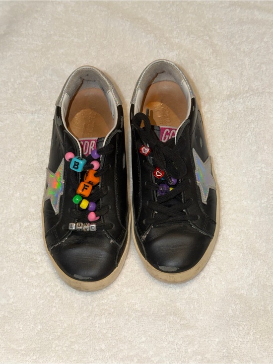 Golden Goose Other - Golden Goose Private Edition Super -Star Kids Black Leather Sneakers
